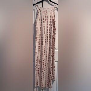 Women's Halife Sleeveless Patterned Maxi Dress